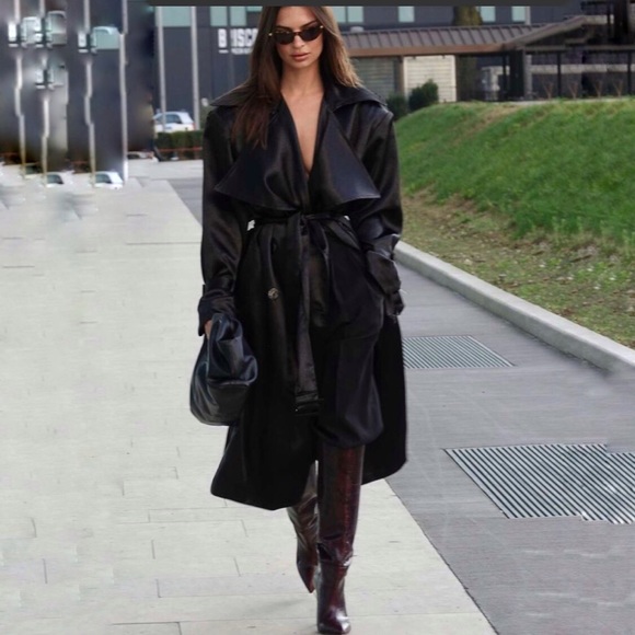 KENNETH BLAKE OF NEW YORK RAIN COAT TRENCH COAT - Picture 3 of 7